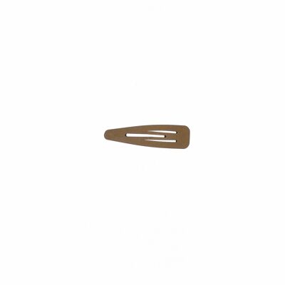 Pack of 3 Hair Clips - Metallic - Brown