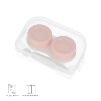 Boîte transparente pour ranger les lentilles de contact - Fermeture à vis 2
