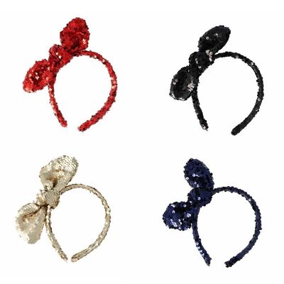 Children's Headband - Sequins with Bow