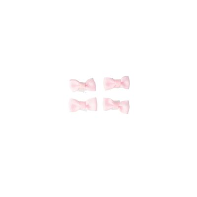 Pack of 4 Baby Hair Bows with Velcro - 6 Colors