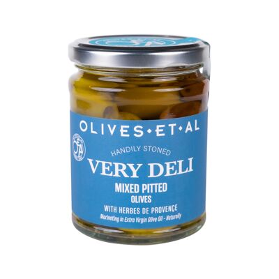 Olives aux fines herbes et dénoyautées 250g