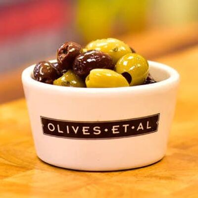Pitted Classic Chilli & Garlic Olives 2.5Kg