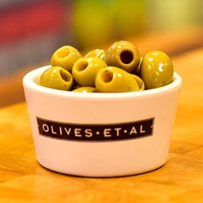 Entsteinte Minz-Oliven aus Sevilla 2,5 kg