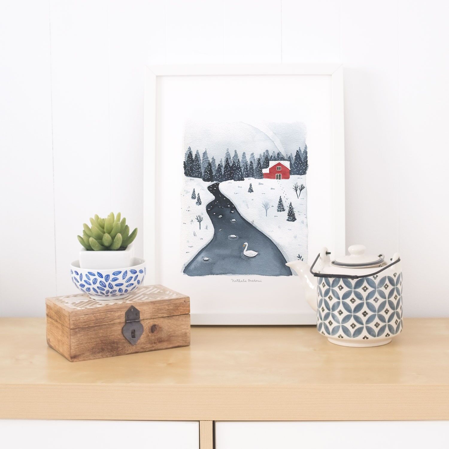 Stampa Giclée - La Casa Rossa