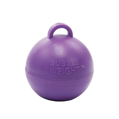 Peso del palloncino a bolle viola