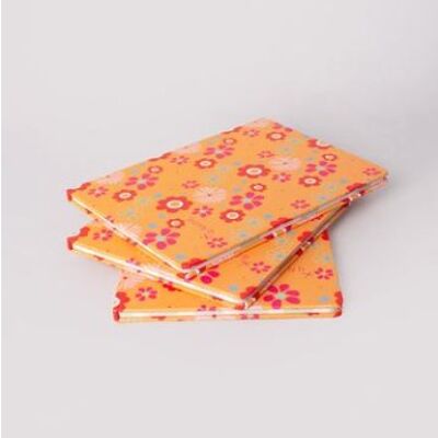 A5 orange hard back notebook (3 styles)