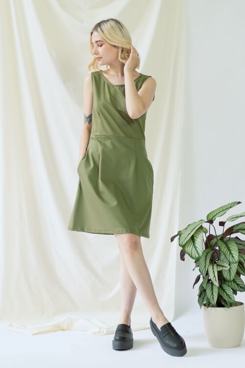 The Go-To Dress - Olive Green