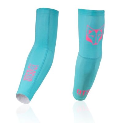 Sleeves Light Blue / Fluo Pink