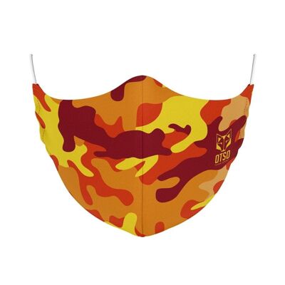 Camo Orange Mask