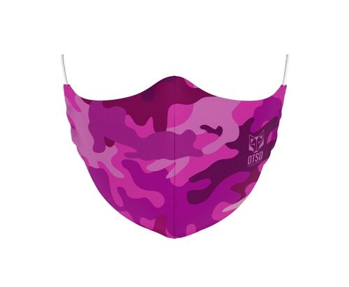 Mascarilla Camo Pink S/M