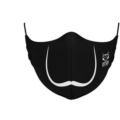 Mascarilla Moustache Black