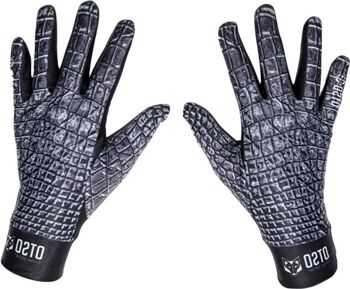 Gants de serpent noirs