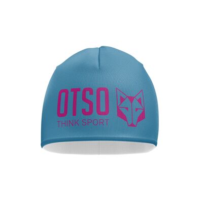 Gorro Light Blue & Fluo Pink