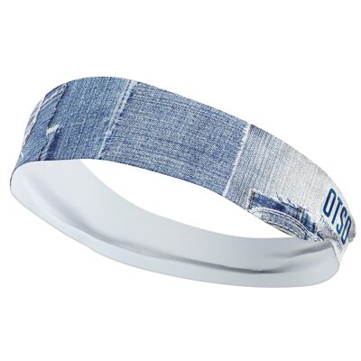 Stirnband Blue Jeans 8 cm / Größe S.