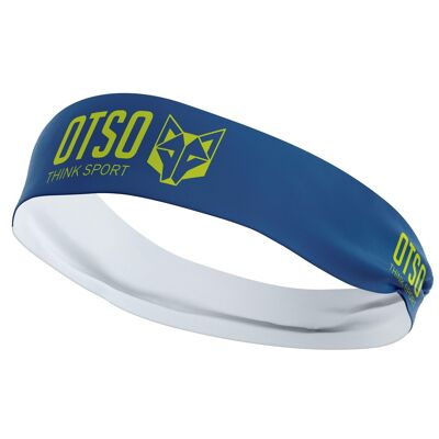 Headband OTSO Sport Electric Blue / Fluo Yellow 8 cm / Size S