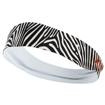 Zebra Stirnband 8 cm / Größe S.