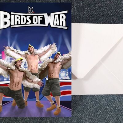 Birds of War -Its Always Sunny in Wrestlemania greeting card