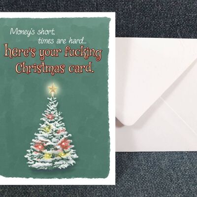 Merry Christmas Moneys short - Funny Christmas Greeting card