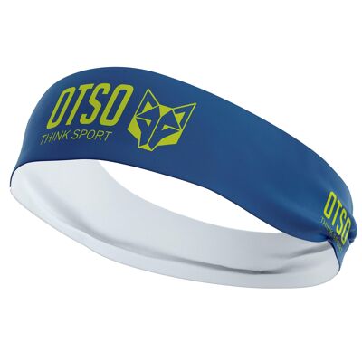 Headband OTSO Sport Electric Blue / Fluo Yellow 10 cm / Size M