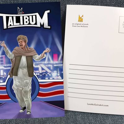 Talibum - Its Always Sunny in Wrestlemania postcard - IASIP