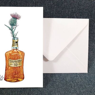 Thistle in Highland Park Greeting card