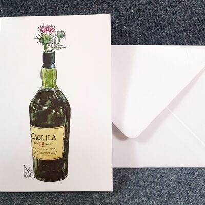 Thistles in Caol Ila Greeting card