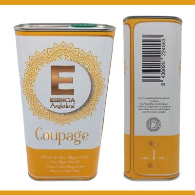 Extra Virgin Olive Oil Coupage in 1 liter can