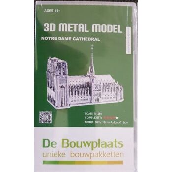 Kit de construction Notre Dame (Paris) - métal 5