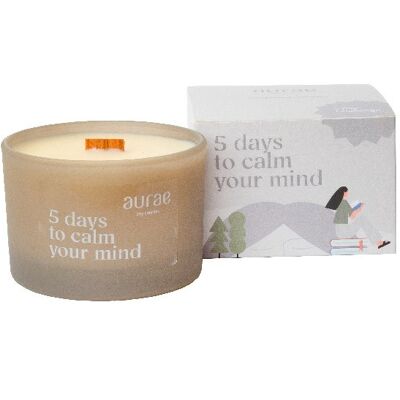 Bougie en Cire de Soja "Calm Your Mind - 5 Day Challenge" 140 g