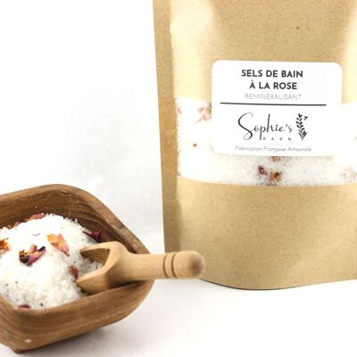 Rose bath salts