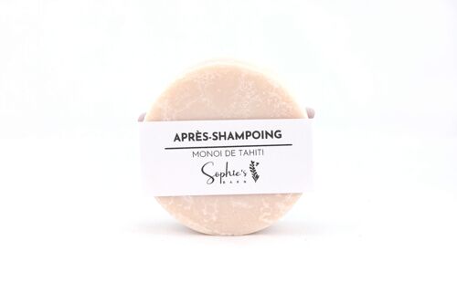 Après shampoing solide au monoï cheveux fins