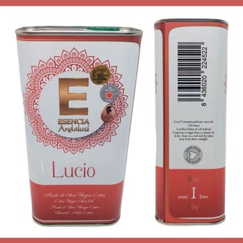 Huile d'olive extra vierge Premium Lucio en bidon de 1 litre 1