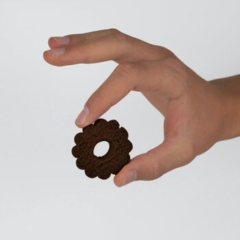 Biscuits de maïs fabriqués en Italie avec du cacao et de la farine d'insectes 5