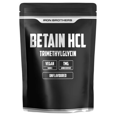 Betaine HCL - TMG (Trimethylglycine) - 350g Bag - Vegan - Unflavoured