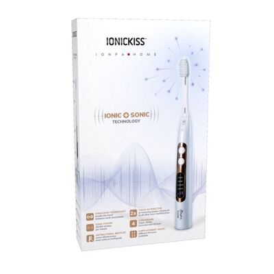IONICKISS Sonic Electric Ionising Toothbrush | ION Power & Sonic Action - White