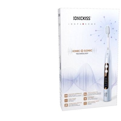 Brosse à dents ionisante électrique sonique IONICKISS | ION Power & Sonic Action - Blanc