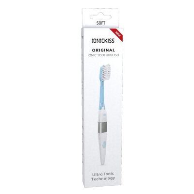 IONICKISS Ionic Toothbrush with Replaceable Soft Head - Blue