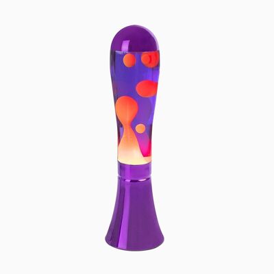 Lava Lamp, Magma, purple / red, aluminum