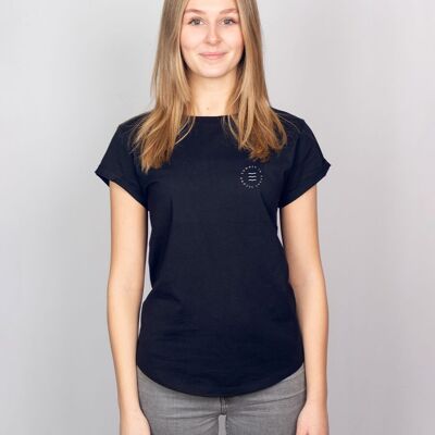 Women's shirt "Circle" - dark blue