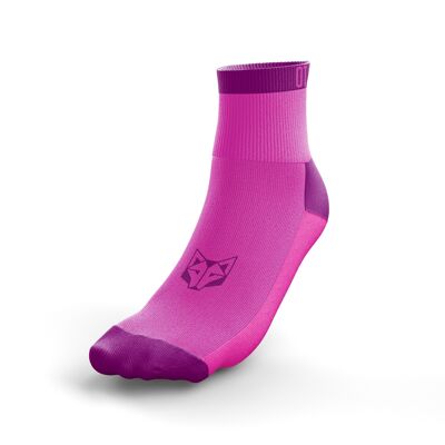 Niedrig geschnittene Multisport-Socken in Rosa und Lila