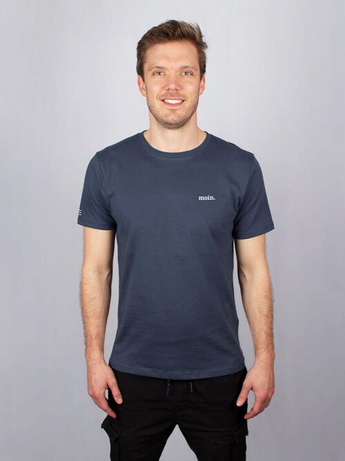 Herren / Unisex Shirt "moin." - Denim