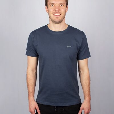 Men's / unisex shirt "love." - Denim