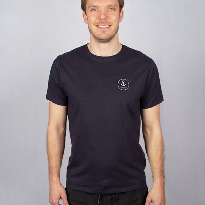 Camicia da uomo / unisex "Anchor" - blu scuro