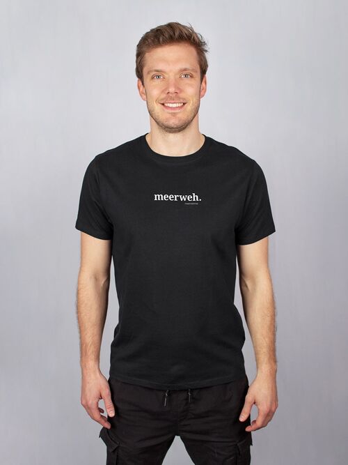 Herren / Unisex Shirt meerweh - Schwarz