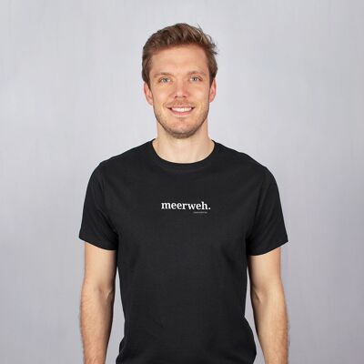 Herren / Unisex Shirt meerweh - Schwarz