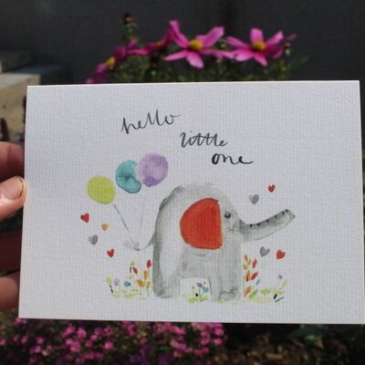 Hello Little One Pflanzbare Wildblumen-Samenkarte