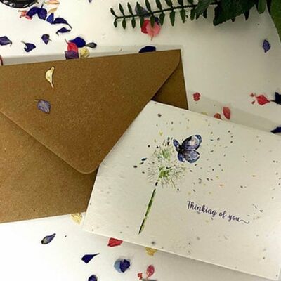 Thinking of You Plantable wildflower seed card