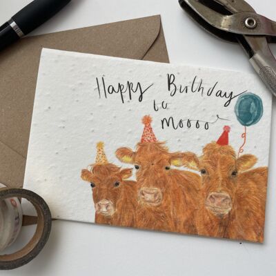 Joyeux anniversaire à moo Plantable