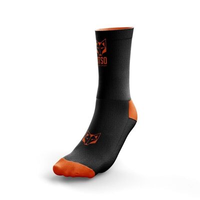 Mittelgroß geschnittene Multisport-Socken Yepaaa! Schwarz