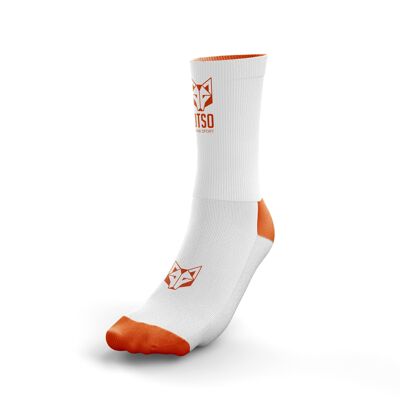 Mittelgroß geschnittene Multisport-Socken Yepaaa! Weiss